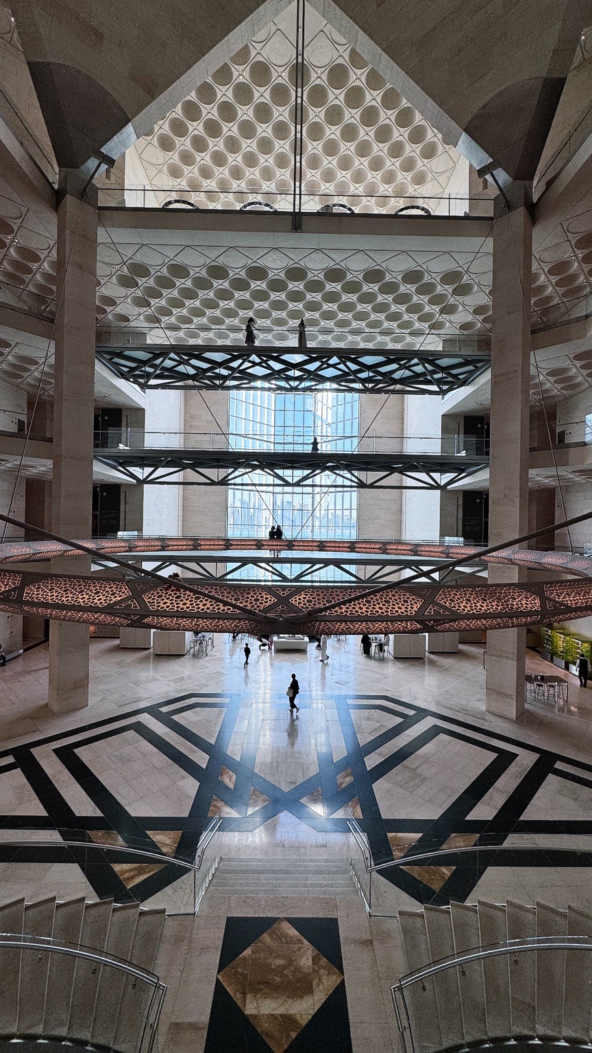 Across the central hall. Museum of Islamic Art.
