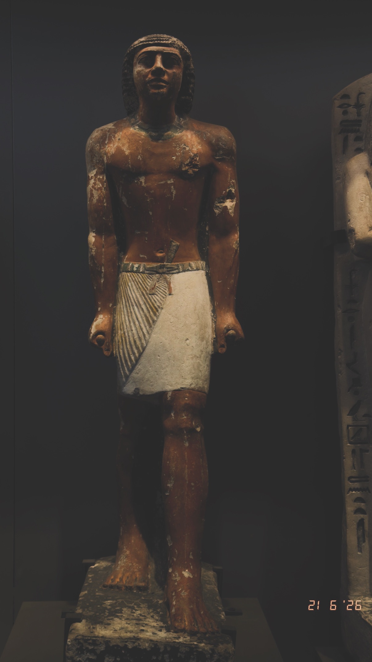 A standing figure. Grand Egyptian Museum.