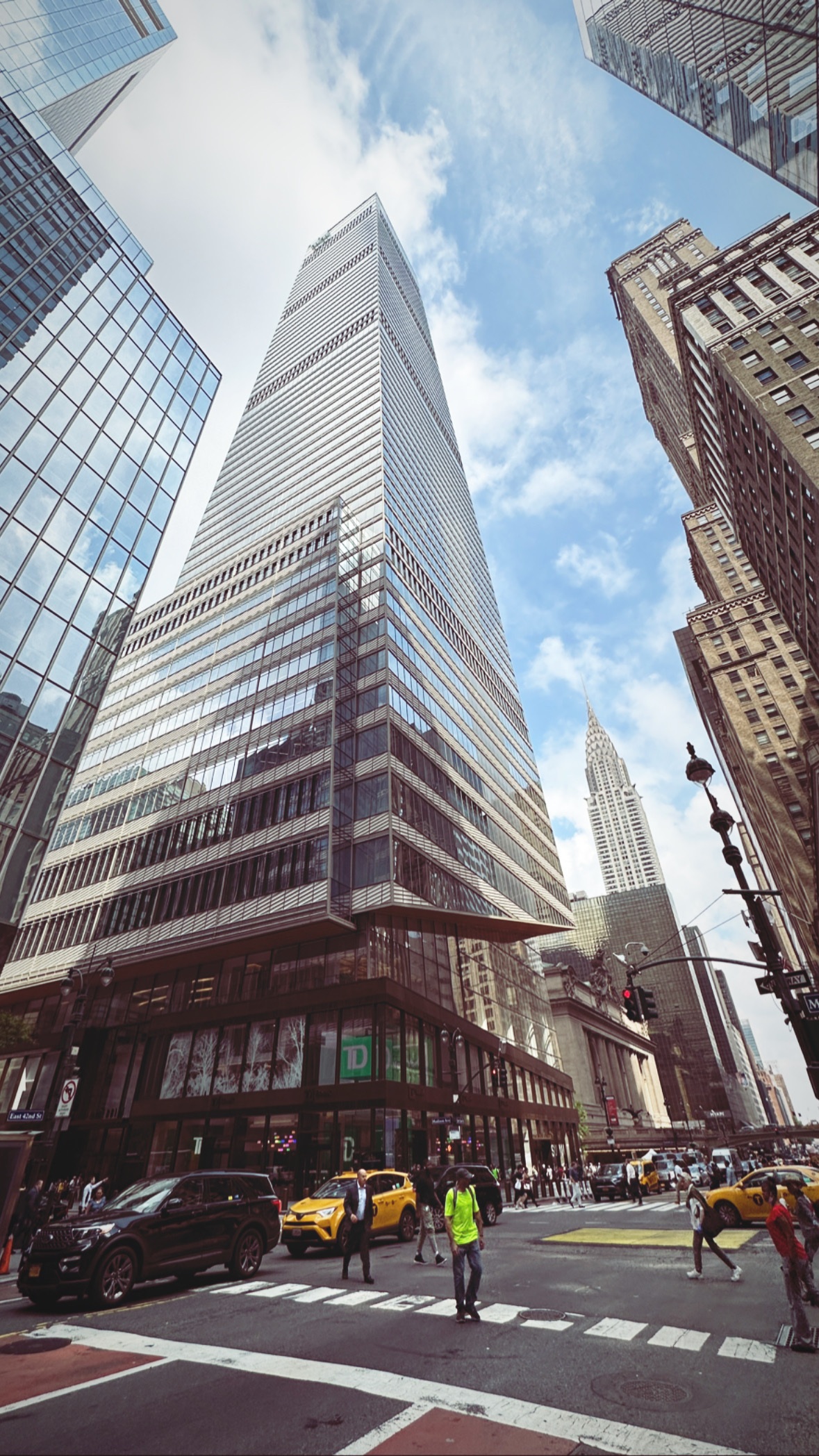 A tower from the crossing. Midtown and Lower Manhattan.