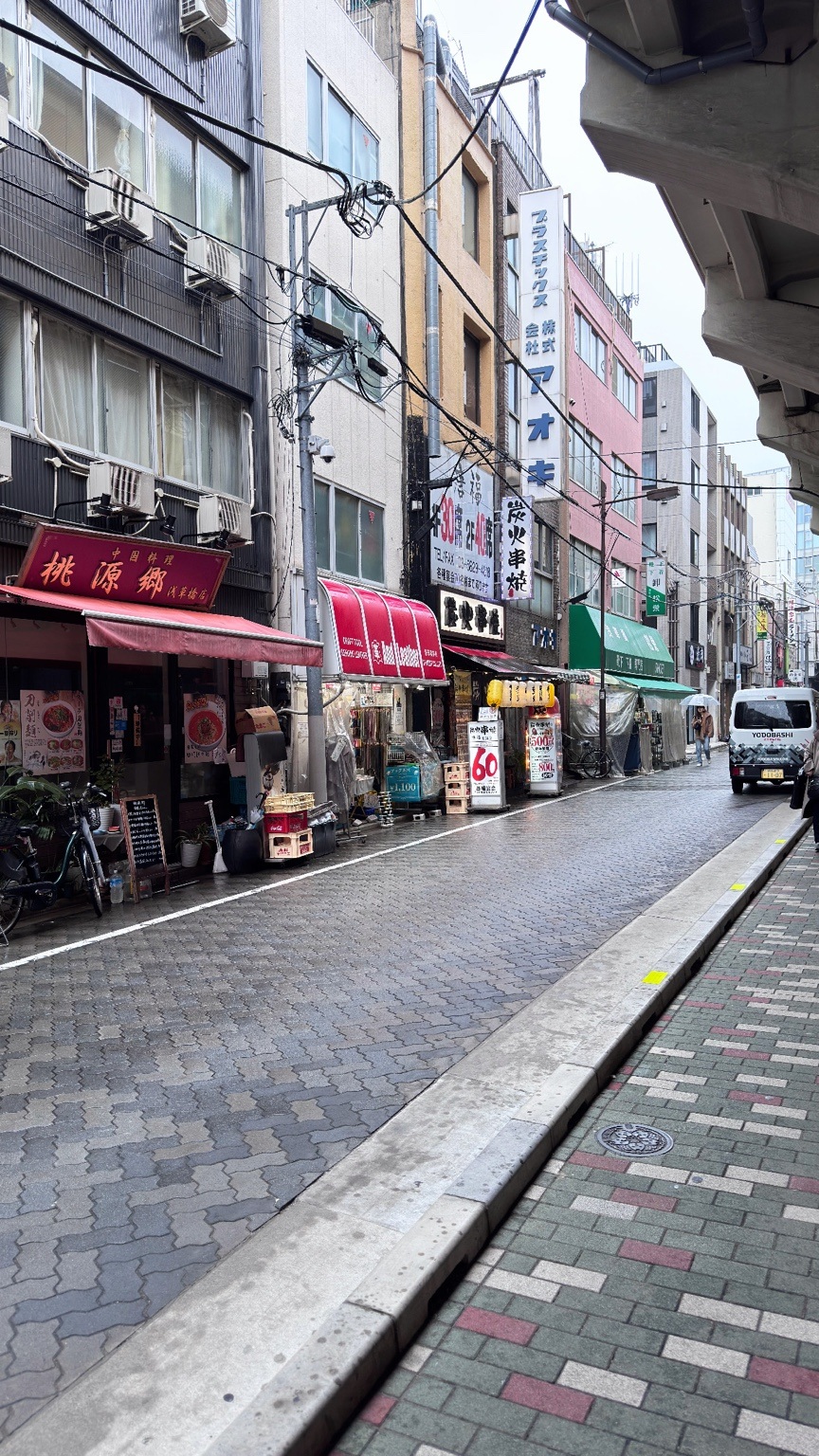 An everyday street. Tokyo streets.
