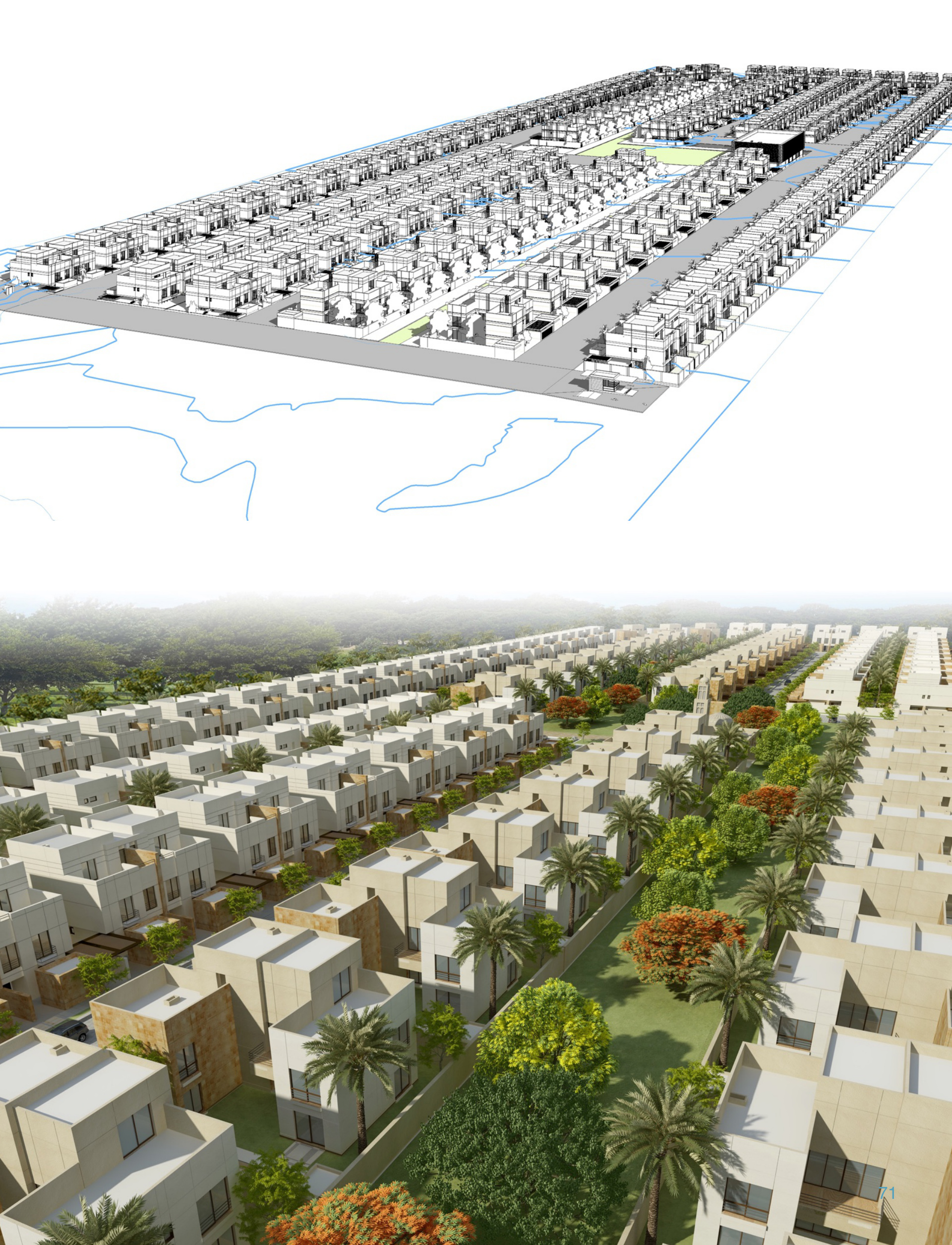 Alrabia Residences — Site-wide model and visualisation