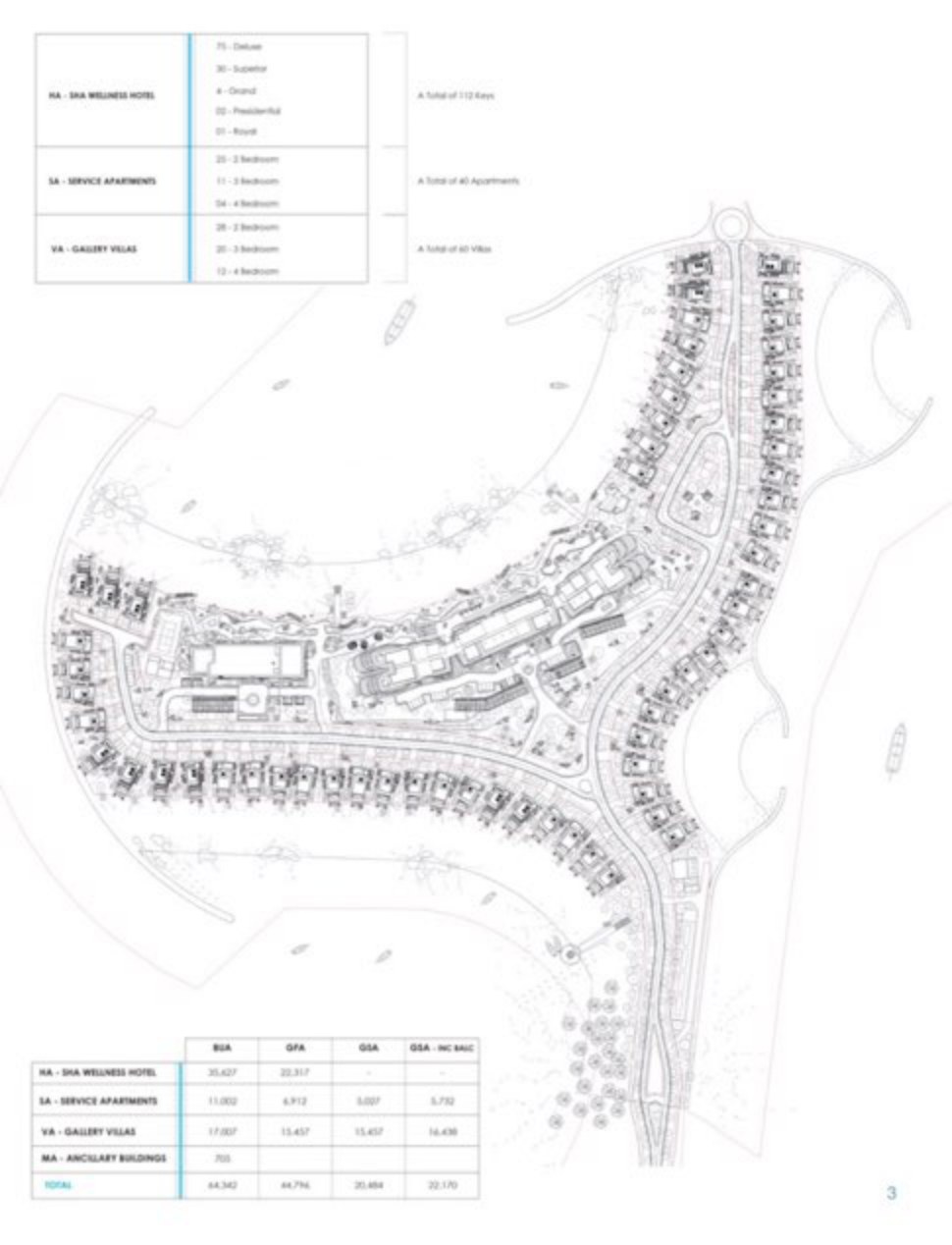 SHA Emirates — Earlier overall site plan