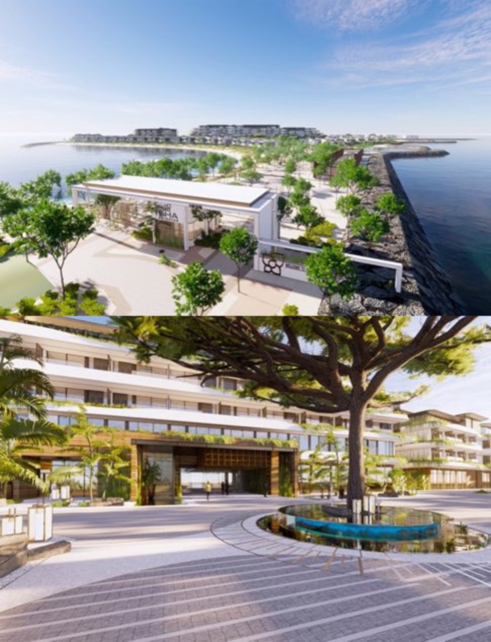 SHA Emirates — Earlier architectural and landscape visualisations
