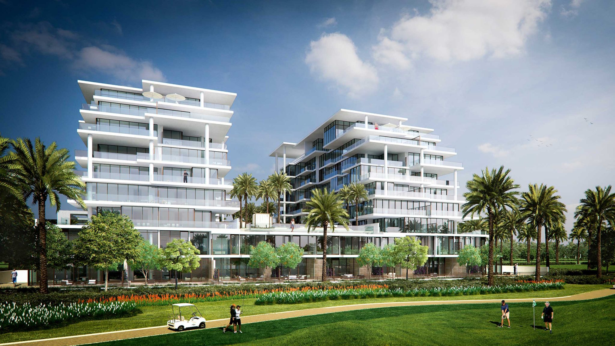 Akoya / DAMAC Hills — NAGA scheme visualisation