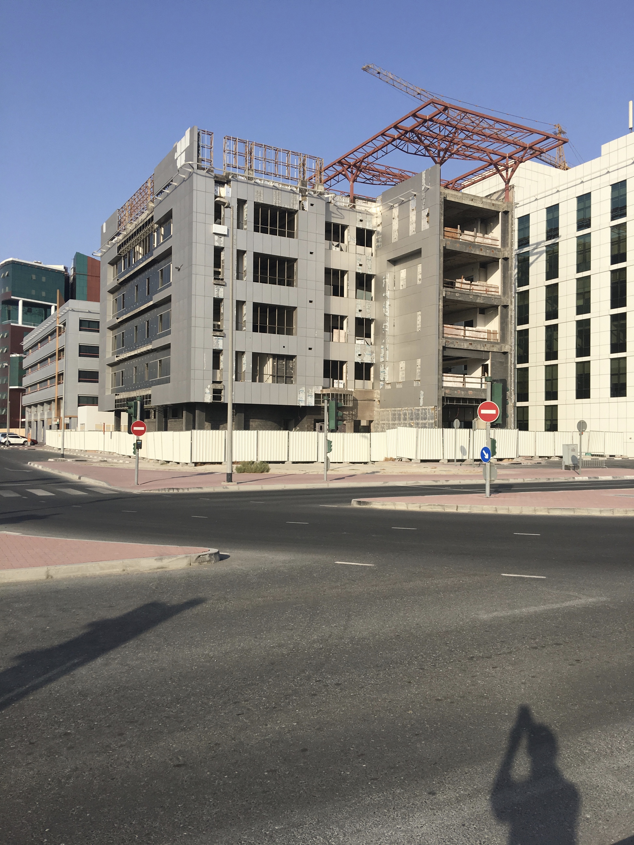 EHRA building during construction