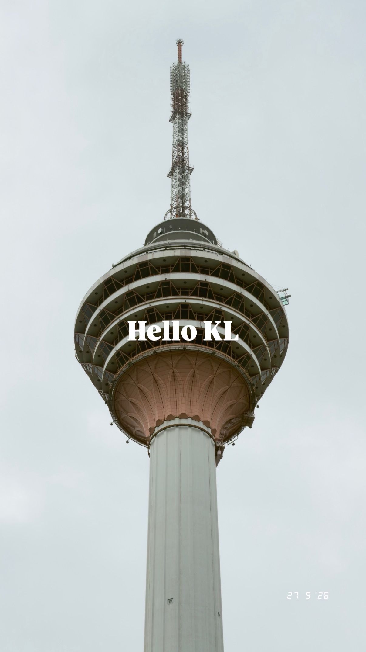 Kuala Lumpur Tower against the sky