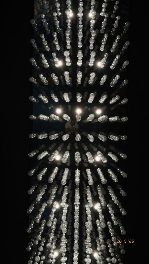 Light through the overhead installation